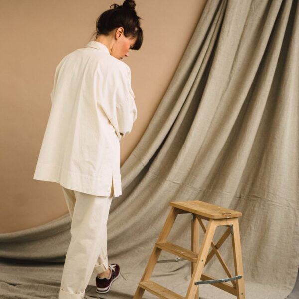 Birgitta Helmersson Zero Waste Workwear jacket back view