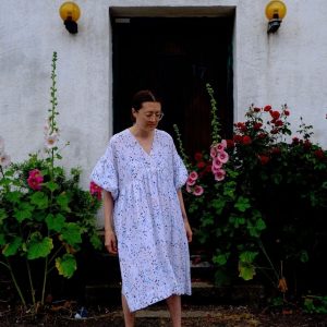 Birgitta Helmersson Zero waste soft blouse hack made into a dress