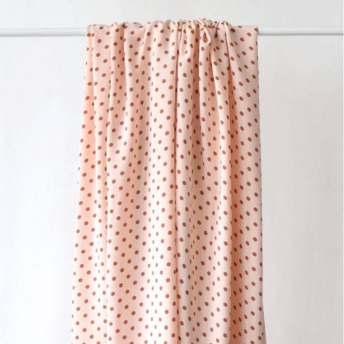 Cousette polka dot viscose hanging view