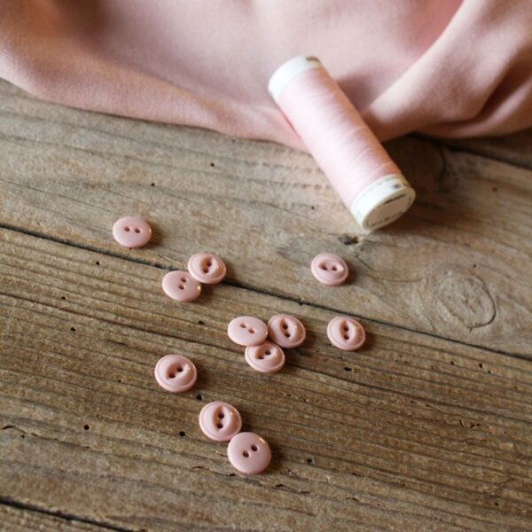 Eglantine et Zoe Pale Pink Buttons