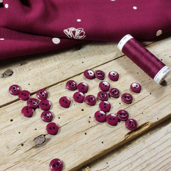 Eglantine et Zoe Raspberry Red Buttons