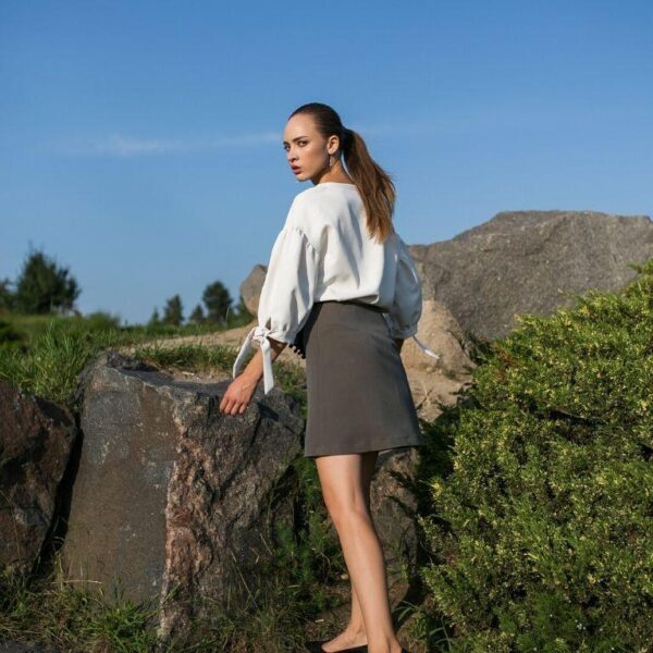 Lenaline Pattern Ambre Blouse back view