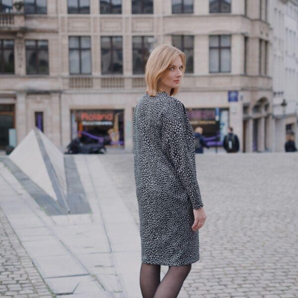 Lenaline Patterns Alex dress pattern back view