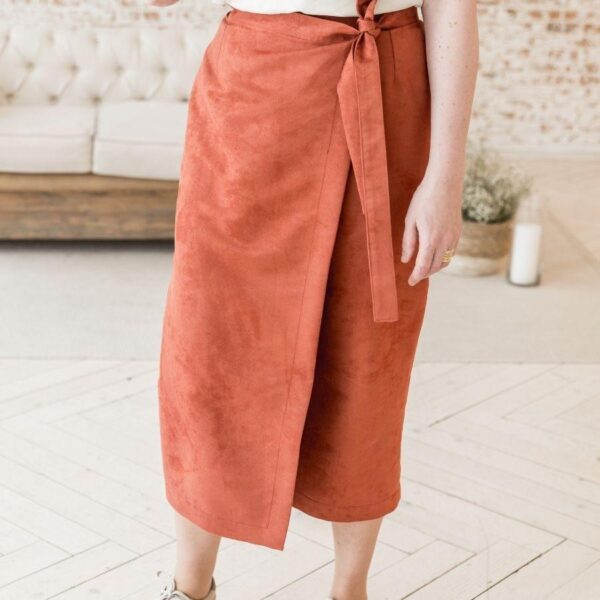 Lenaline Patterns Katya Skirt close up view