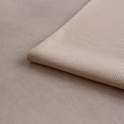 Japanese Cotton Rib Knit in Khaki