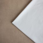 organic cotton jersey fabric in white