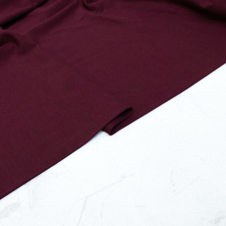 Tencel Jersey Fabric in Burgundy
