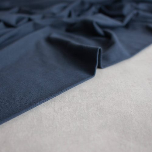tencel jersey fabric in navy