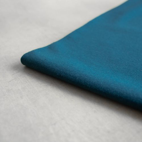tubular ribbing fabric for cuff in indigo