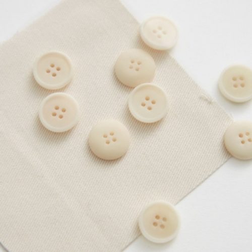 Mind the maker 15mm creamy white corozo buttons