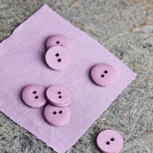 Mind the Maker curb cotton button in lilac