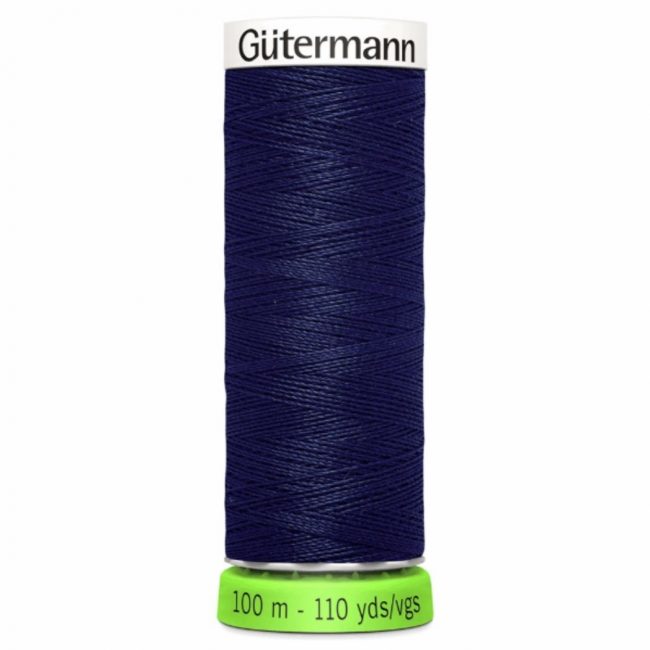 Gutermann rPET thread in navy blue