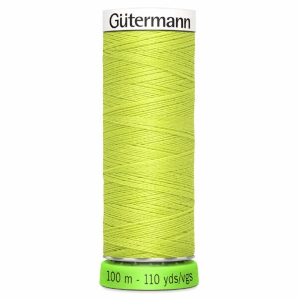 Guterman rPET thread in chartreuse green