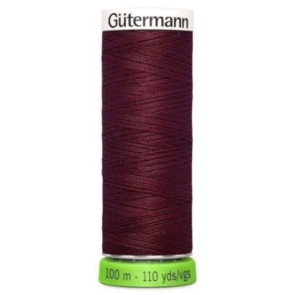 Guterman rPET sewing thread in burgundy