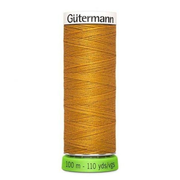 Gutermann rPET sewing thread in mustard