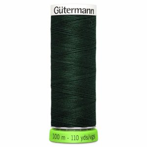 Guterman rPET sewing thread in deep green