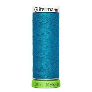 Gutermann rPET sewing thread in bright blue