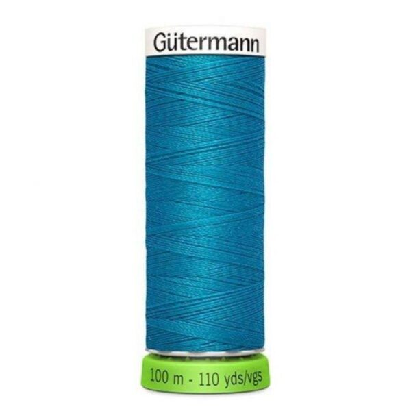 Gutermann rPET sewing thread in bright blue