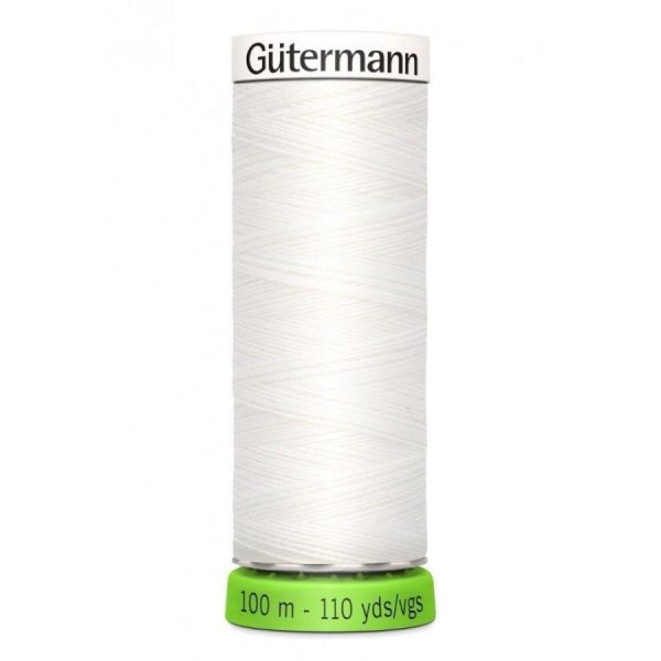 Guterman rPET thread in bright white