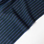 Studio Walkie Talkie Neptune Organic Cotton Fabric in Green Stripe