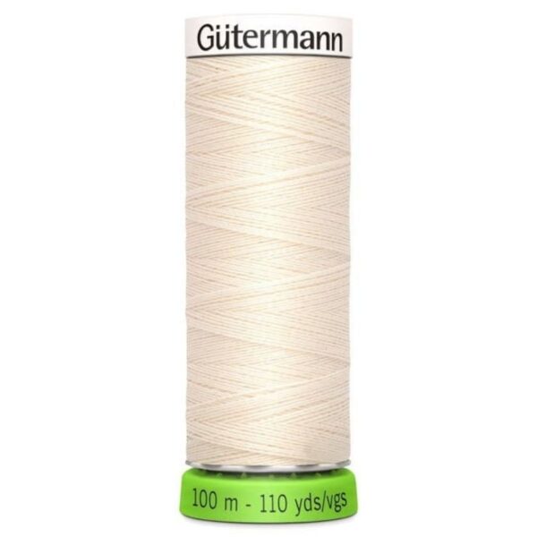 Sewing thread by Guterman in White colour 802