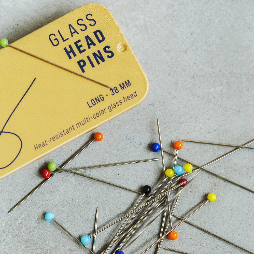 Sewply Glass Head Sewing Pins Extra Long 49mm | Good Fabric