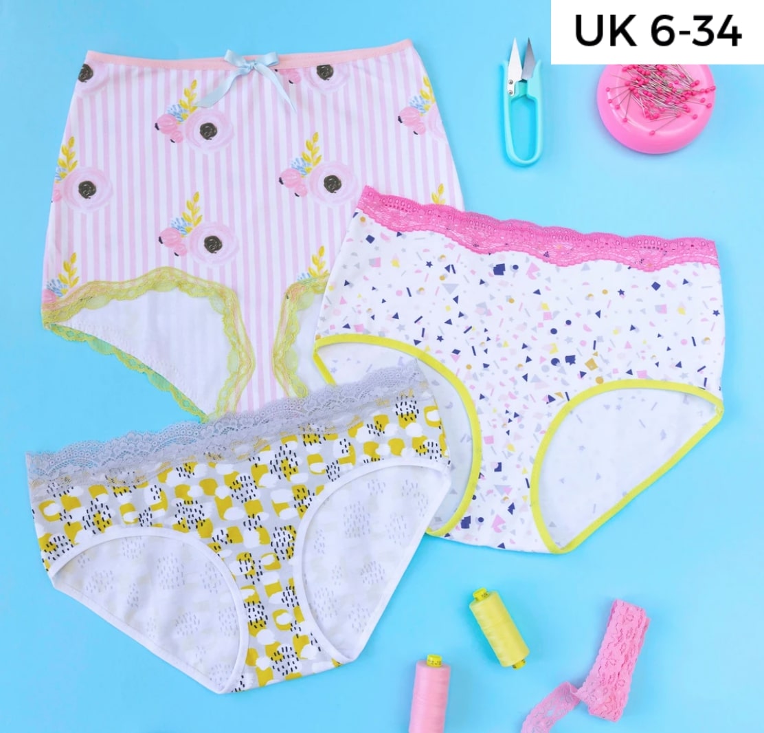 Stashbusting project  Sewing underwear without using elastic 