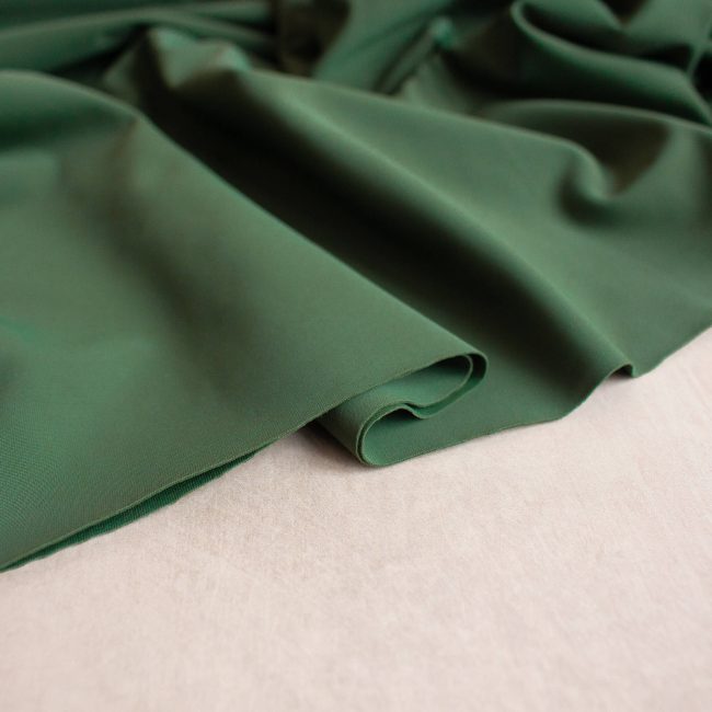 econyl fabric in forest green