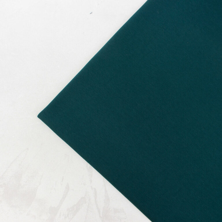 Organic Cotton Jersey Fabric in Petrol