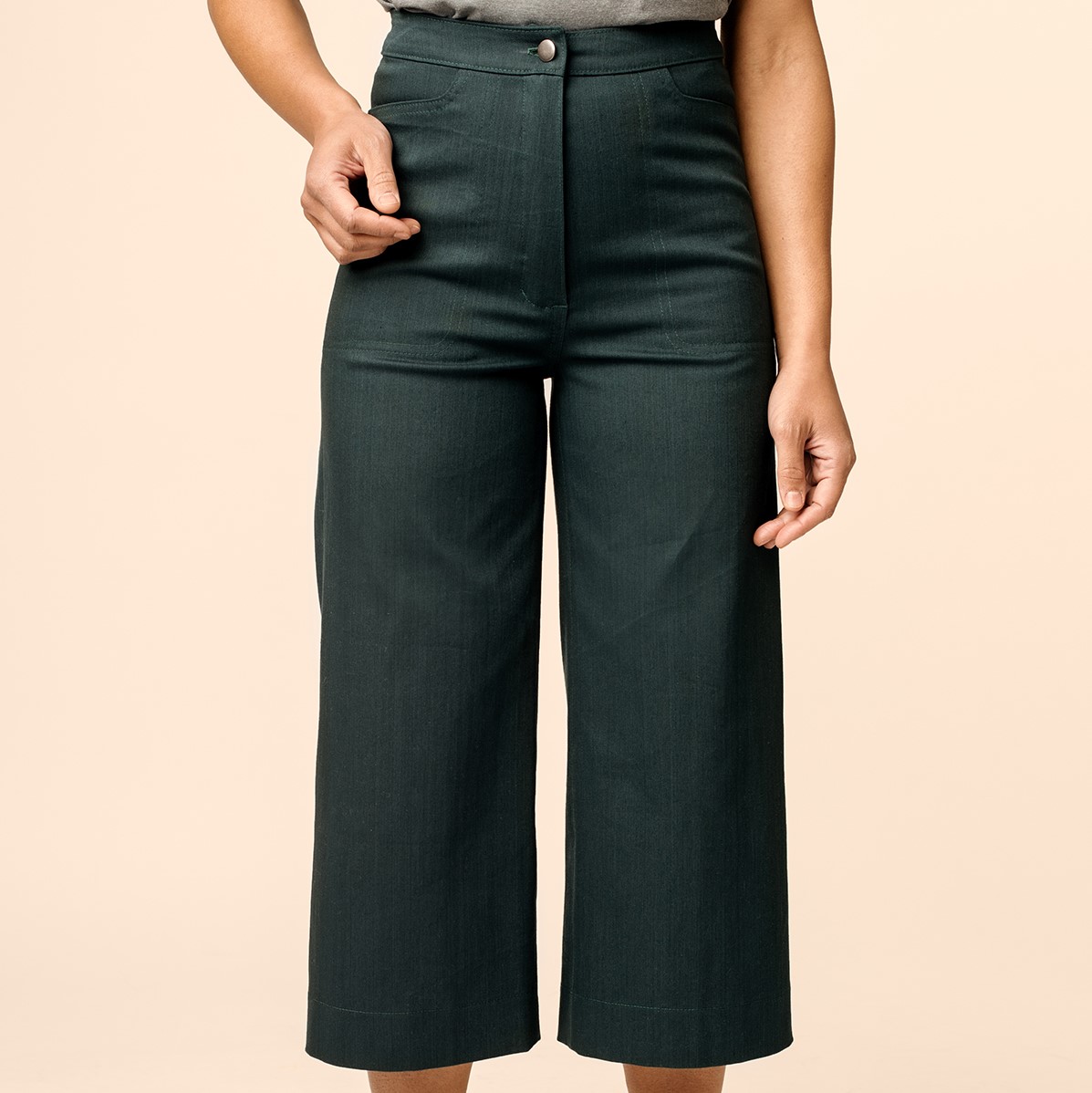 Named PDF Aina Trousers & Culottes Sewing Pattern | Good Fabric