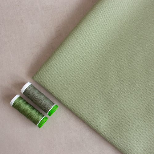 cousette gabardine fabric in sage green