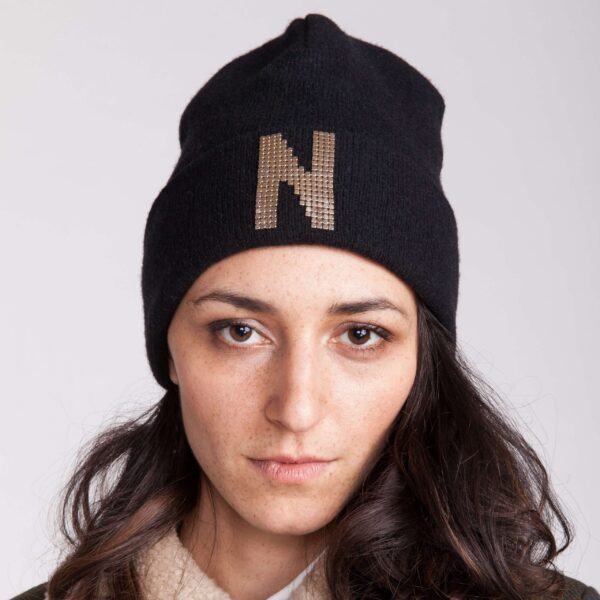 named hat sewing pattern in black