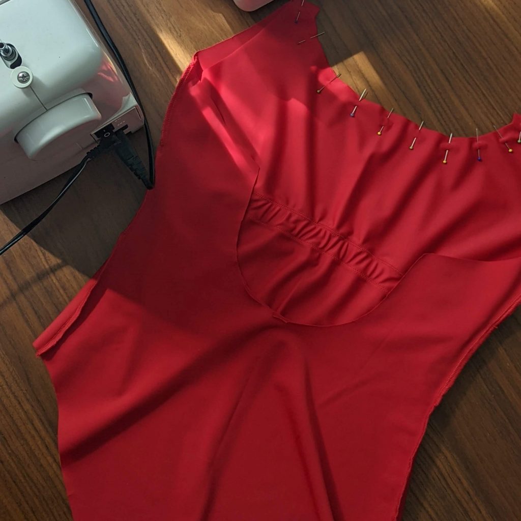faye swimsuit in red