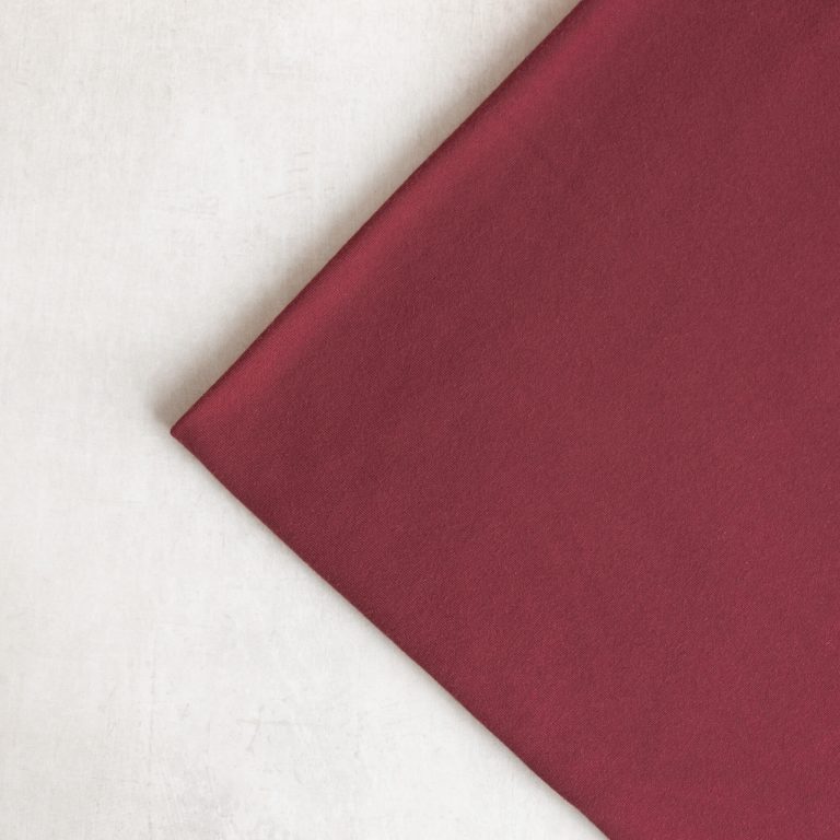 tencel jersey fabric in cranberry red