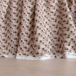 lise tailor twillight print floral fabric in neutral colours