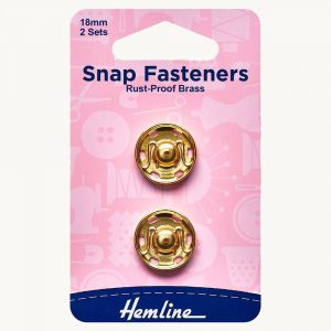 sew on snaps in gold