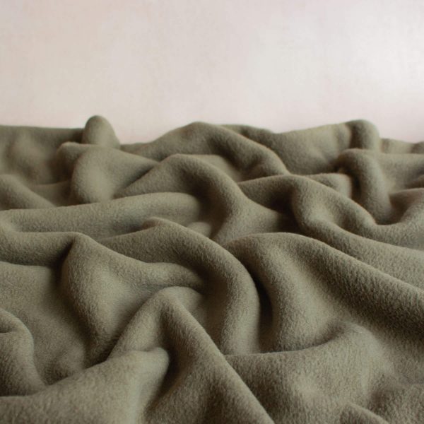 khaki fleece fabric