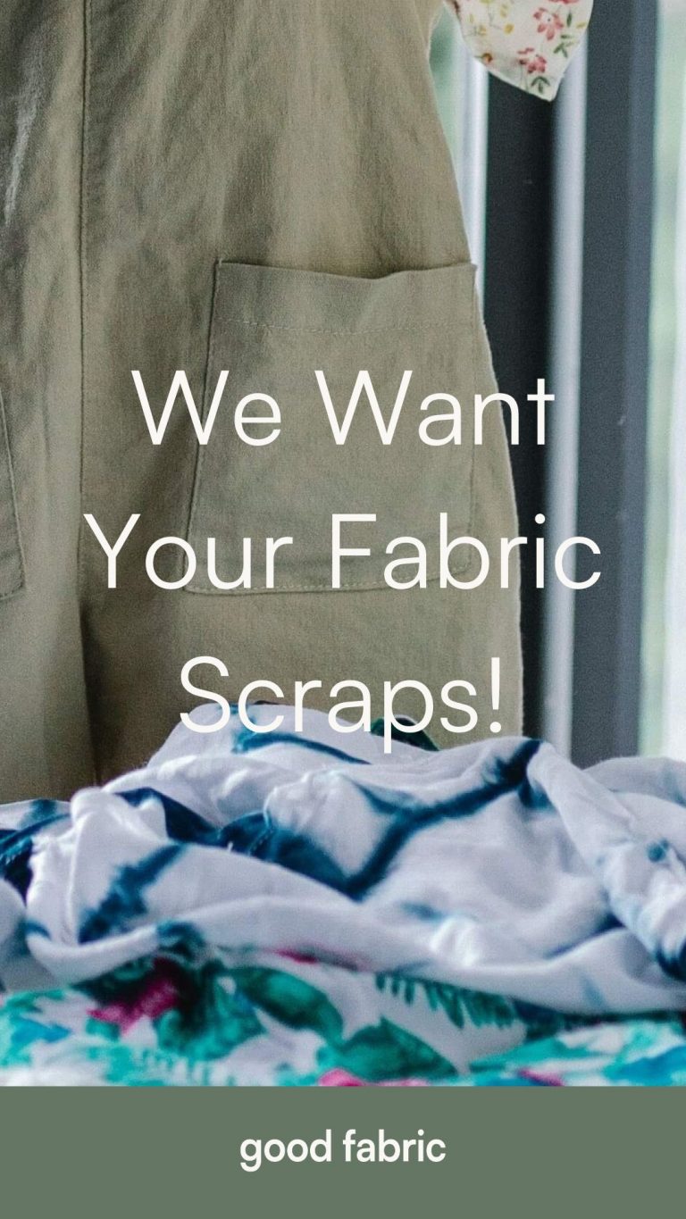 Pin about a blog how to donate your fabric scraps
