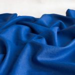 bright cobalt linen fabric