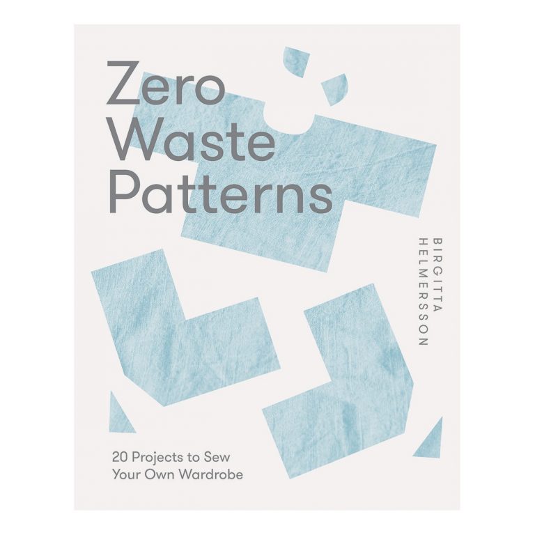 zero waste patterns sewing book cover by Birgitta Helmersson