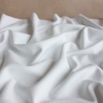Organic Cotton Pique Fabric in White