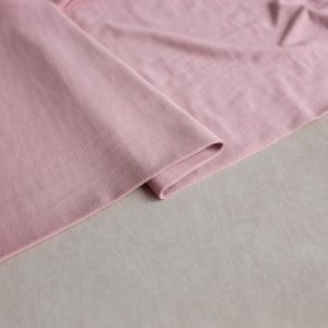 tencel jersey fabric in chalk pink