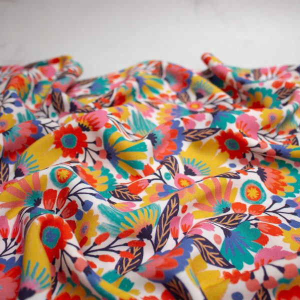 Cousette Phoenix Floral Print Viscose Fabric