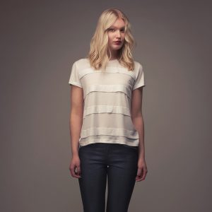laurie pleated tee sewing pattern