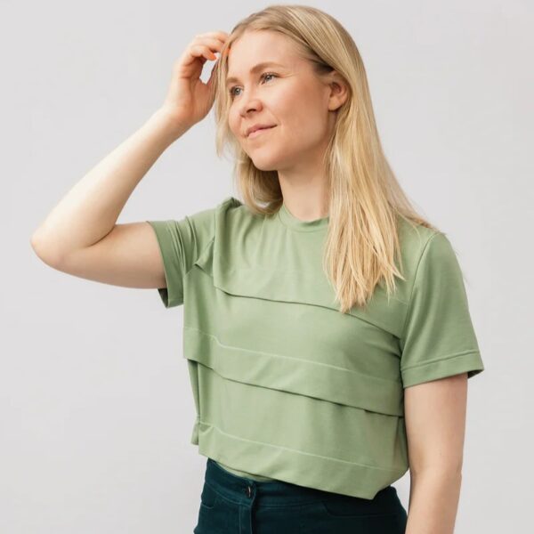 Pleated T-Shirt Sewing Pattern