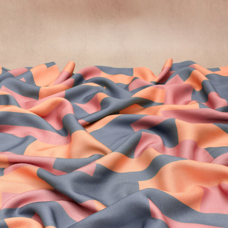 Roo-Tid Radiant Ecovero Viscose Fabric in Kaleidoscope