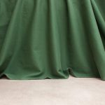 sorona linen fabric in pine green