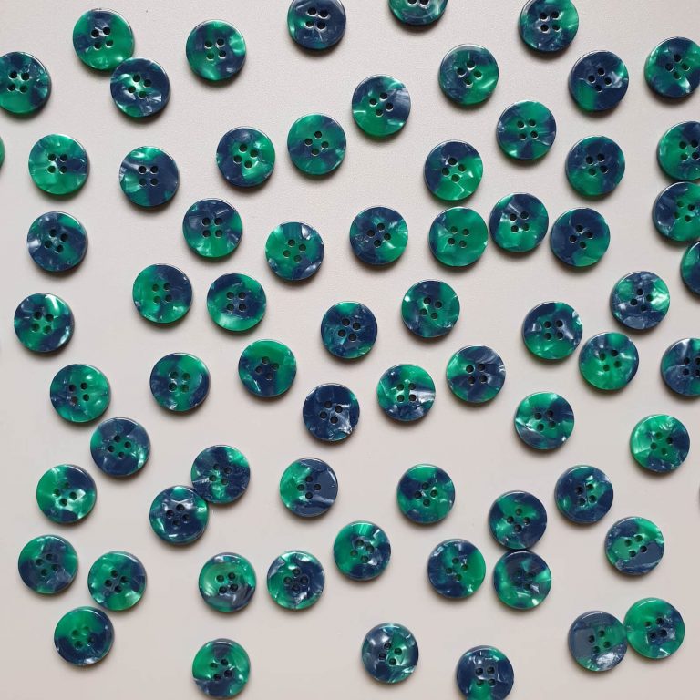 Pigeon Wishes 15mm Wicked Bio-Resin Buttons