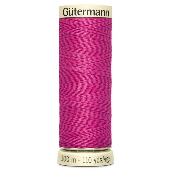 gutermann sew all sewing thread in hot pink shade 733
