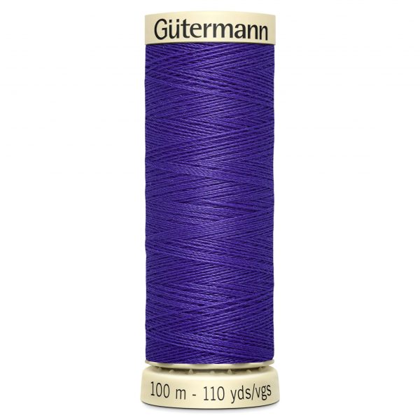 gutermann sew all sewing thread in bright purple shade 810